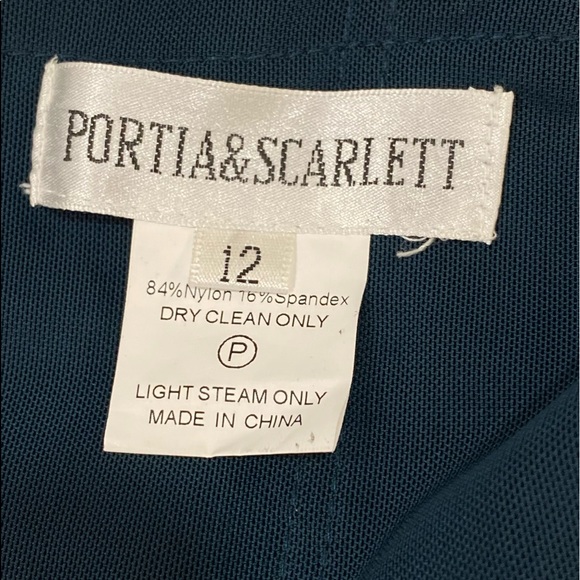 PS6321 Portia & Scarlett Teal Dress - Picture 9 of 13